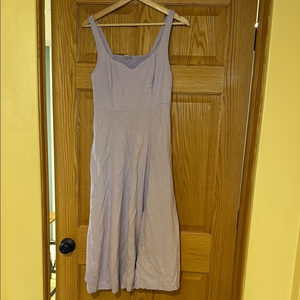 Lavender Sleeveless midi Dress